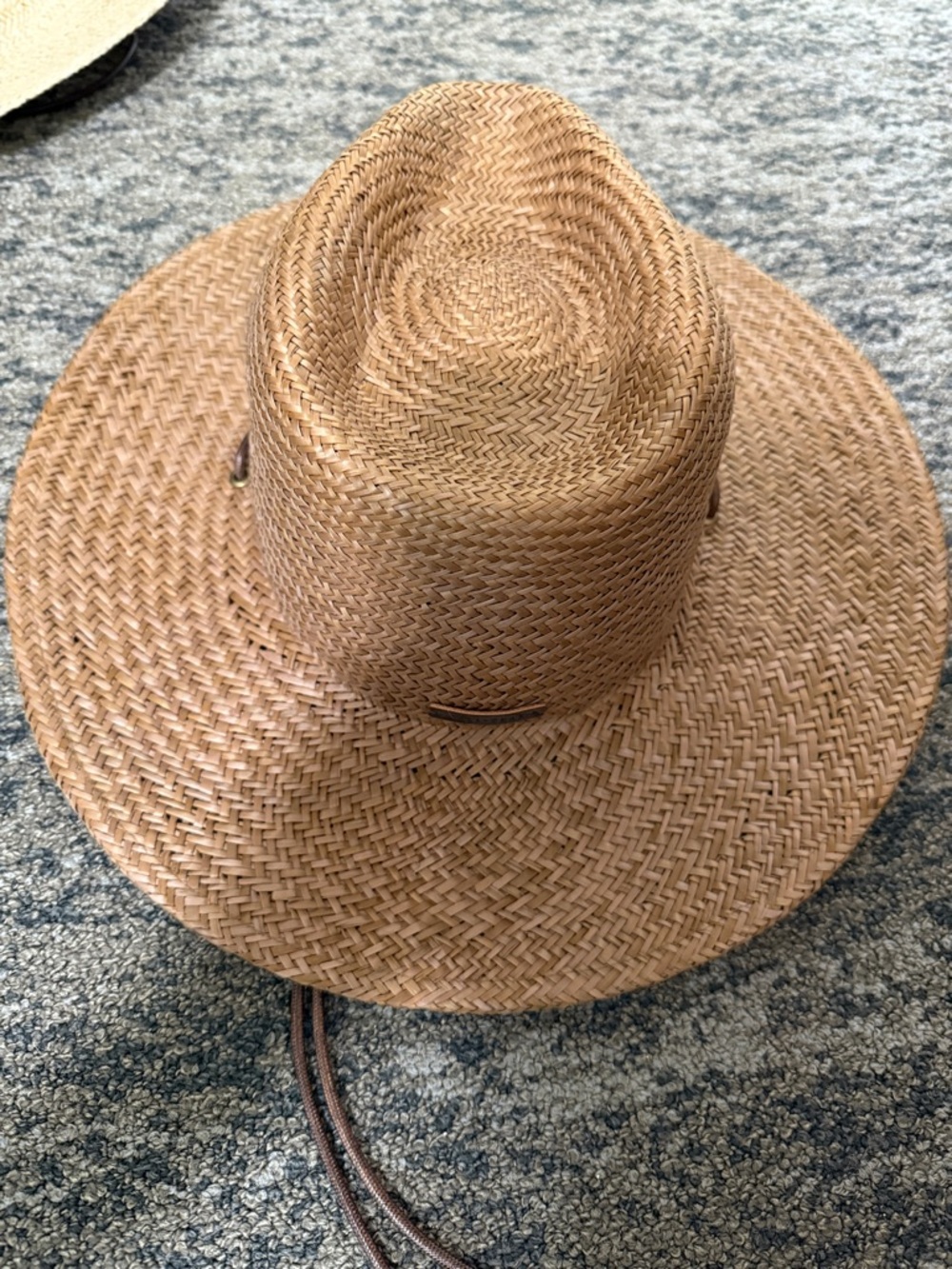 Will and Bear Rider brown palm straw hat NWT - Picture 3 of 6